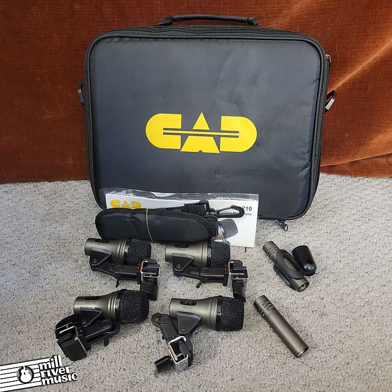 CAD PRO-7 6-Piece Drum Microphone Set Used