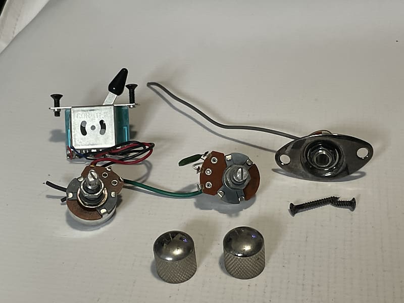 2000's Ibanez RG321MH RG Series Guitar Factory Electronics Wiring, Volume Tone Pot Jack image 1
