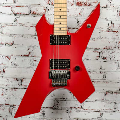 Killer - Exploder - Solid Body X-Style HH Electric Guitar, Red - w/HSC - x5634 - USED for sale