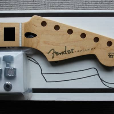 Fender Player Series Stratocaster Neck w/ Block Inlays & Tuners - Maple # 131 099-4552-921 image 1