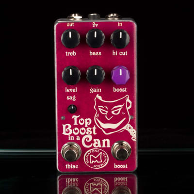 Menatone Top Boost In A Can Overdrive Guitar Effect Pedal image 1