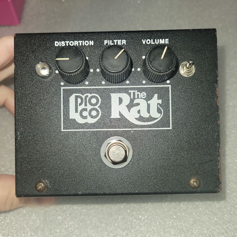 Keeley modded LM308N Proco RAT BIG BOX REISSUE 90s Black Reverb