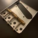 Fender Telecaster Bridge Plate with Compensated Brass Saddles, 2010s