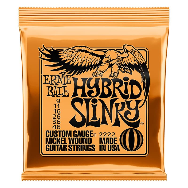 Ernie Ball Hybrid Slinky Electric Guitar Strings image 1