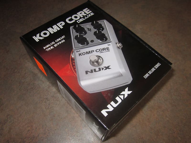 Nux Komp Core Deluxe Analog Compressor Guitar Pedal image 1