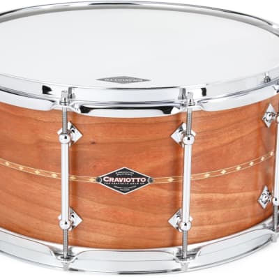 Craviotto Cherry Snare Drum - 7 x 14-inch - Natural with Cherry Inlay (CDC714CCBd1)
