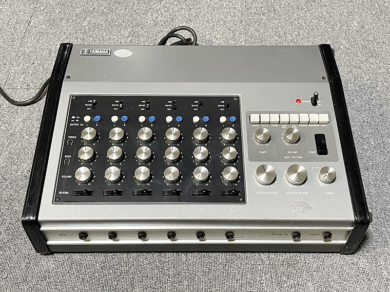 Yamaha EM-90A Vintage Powered mixer, Rhythm machine, Spring