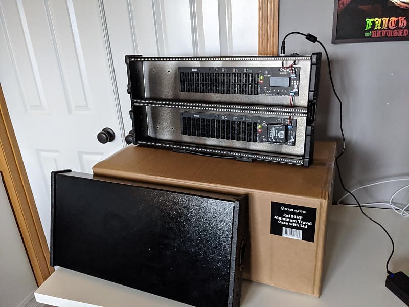 Erica Synths - 2x104HP Aluminum Travel Case with Lid