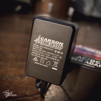 Carson RPC90 9V DC 500mA Pedal Power Supply for sale