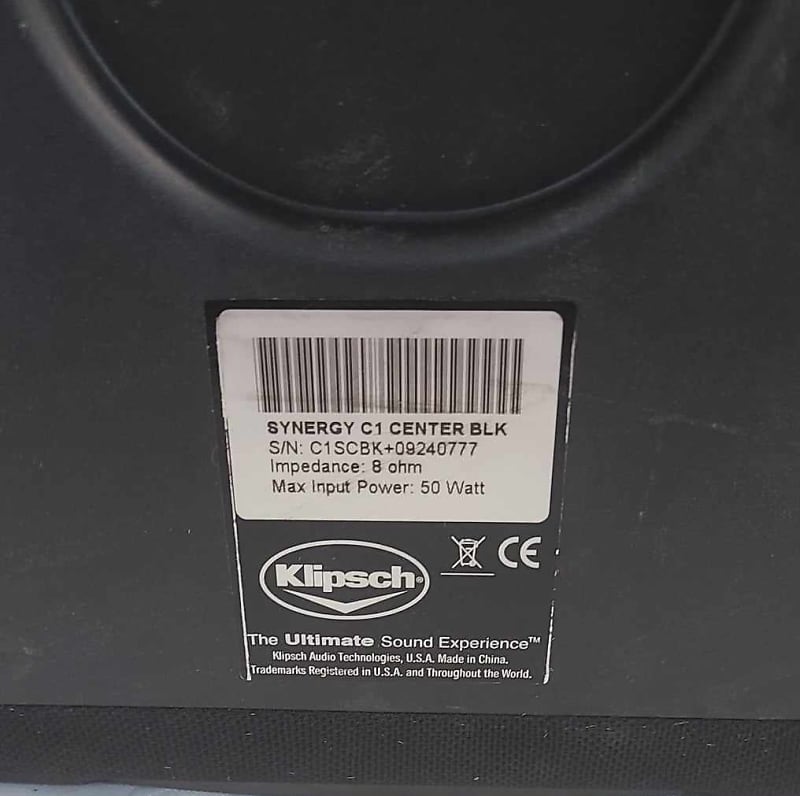 klipsch synergy c 1