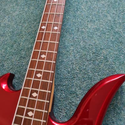 BC Rich Mockingbird 360 JE Bass  2001 - Japanese Edition - Red Metallic image 13