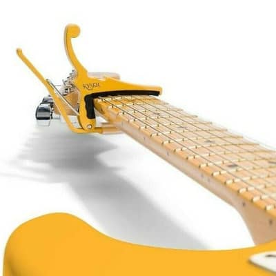 Fender x Kyser Electric Guitar Capo, Butterscotch Blonde KGEFBBA image 6