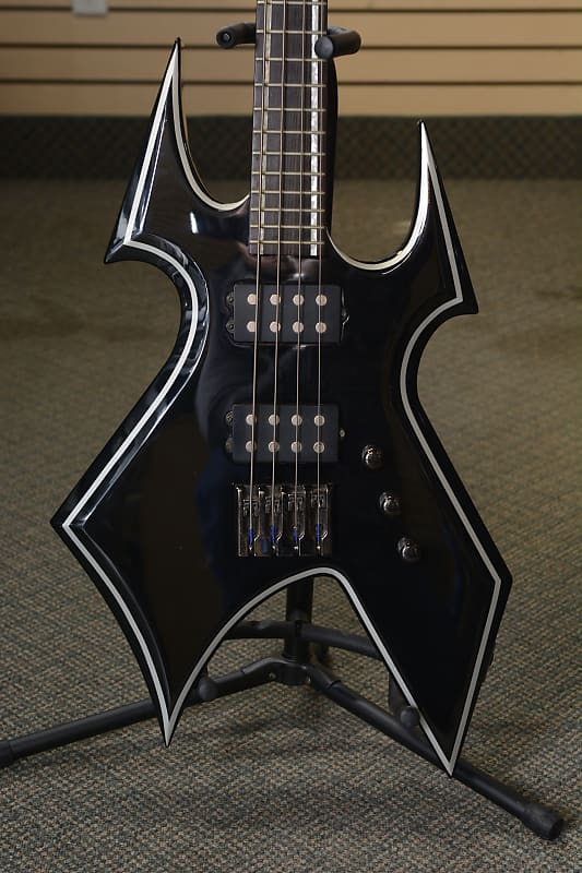 B.C. Rich Trace Warbeast Bass Gloss Black | Reverb