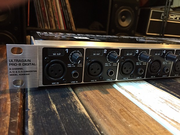 Behringer Ultragain Pro-8 Digital ADA8000 8-Channel Mic Preamp with A/D Converter image 2