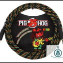 Pig Hog Instrument Cable Rasta Stripe 1/4" to 1/4" 10 ft. Rasta Stripes, PCH10RA