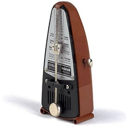 Wittner Analog Metronome Taktell Piccolo Pocket Brown without Bell image 1