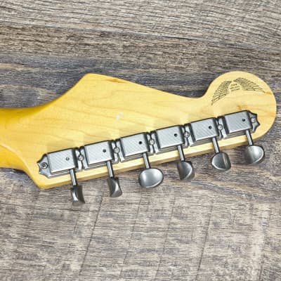 MyDream Partcaster Custom Built -Lake Placid Blue over Sunburst Hepcat L-series image 8