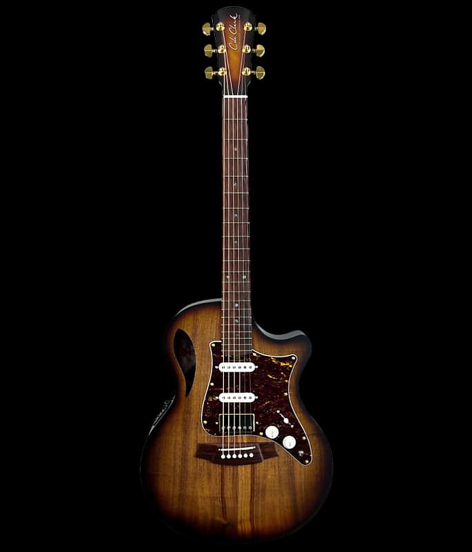 Cole Clark True Sunburst Hybrid TL2EC-BLBL-HSS-SUN Guitar image 1