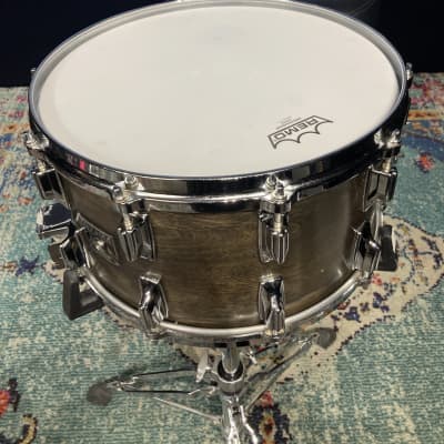 Tama - 14x8" Super Star Snare Drum, Cast Hoops 1980's - Refinished, Grey image 3