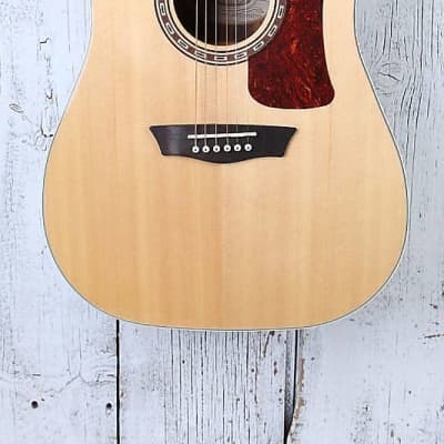 Washburn D20SCE Heritage Series Dreadnought Acoustic Electric Guitar Natural for sale
