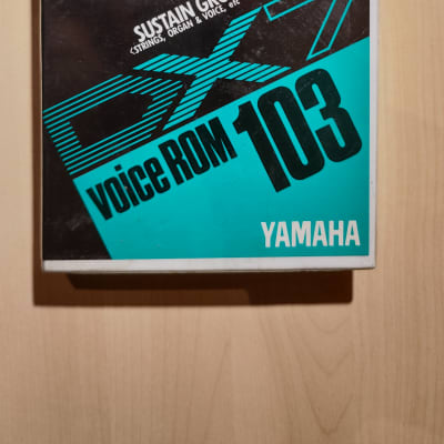 Yamaha Voice ROM 103 Memory Cartridge for DX7 Synthesizer rare vintage sounds