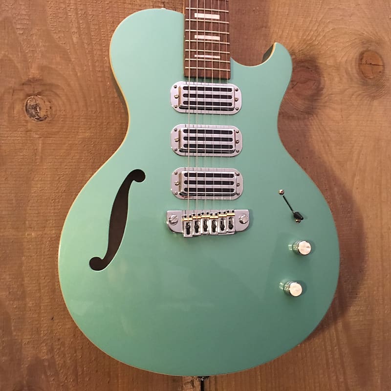 Brownsville Choirboy Semi-Hollow Electric Guitar Green | Reverb