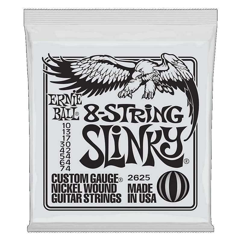 Ernie Ball 2625 8-String Slinky Electric Guitar Strings image 1
