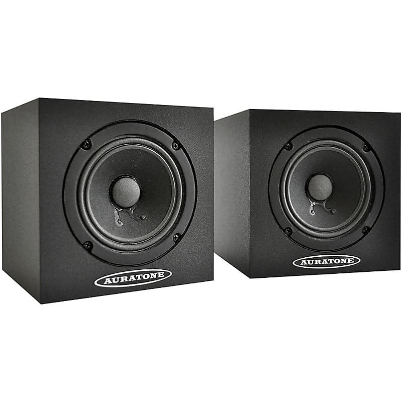Auratone 5C Super Sound Cubes 4.5" Passive Reference Monitor (Pair) - Black Regular image 1