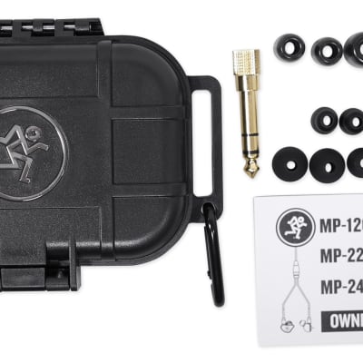 Mackie MP-220 Dual Dynamic Driver Professional In-Ear Monitors+Molded Carry Case image 2