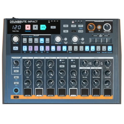 Arturia DrumBrute Impact Analog Drum Machine with Built-In Effects and MIDI