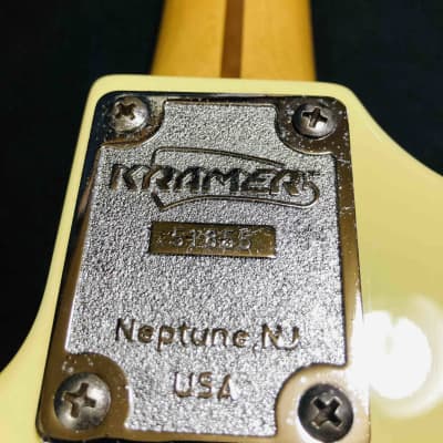 Kramer Neptune NJ USA White Electric Guitar w/Soft case | Reverb