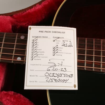 Gibson 50's J-45 Original Collection Ebony 21583074 image 9