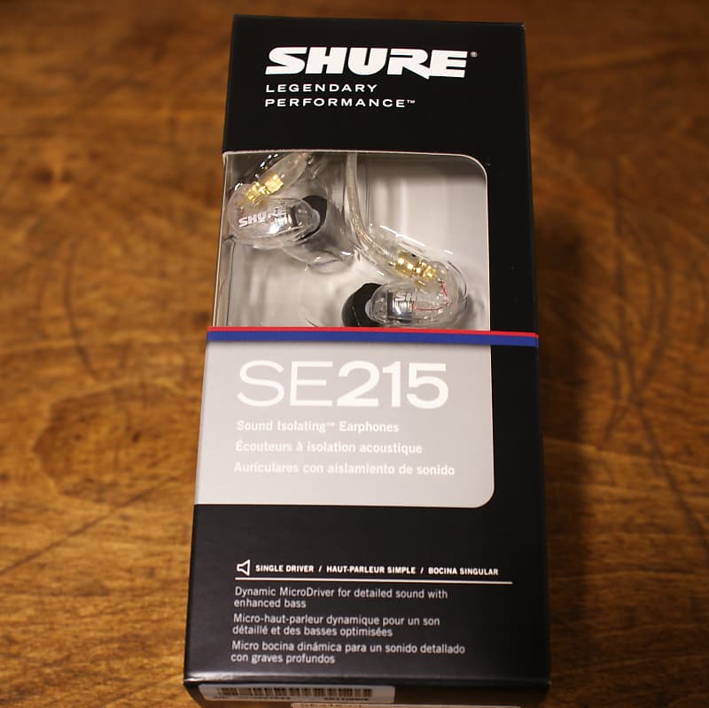 New Shure SE215-CL Clear Earphones Free US Shipping! image 1