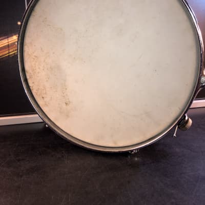 Beautiful Japanese  Snare Drum Unbranded  Stencil  1970s - Blue Sparkle image 13