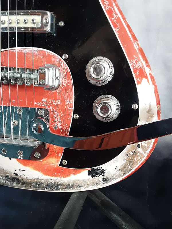 ギター TRUETONE Truetone Vintage 1969, unknown model, Project? 1969? Red