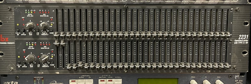 dbx 2231 2-Channel 31-Band Graphic Equalizer/Limiter w/ Type