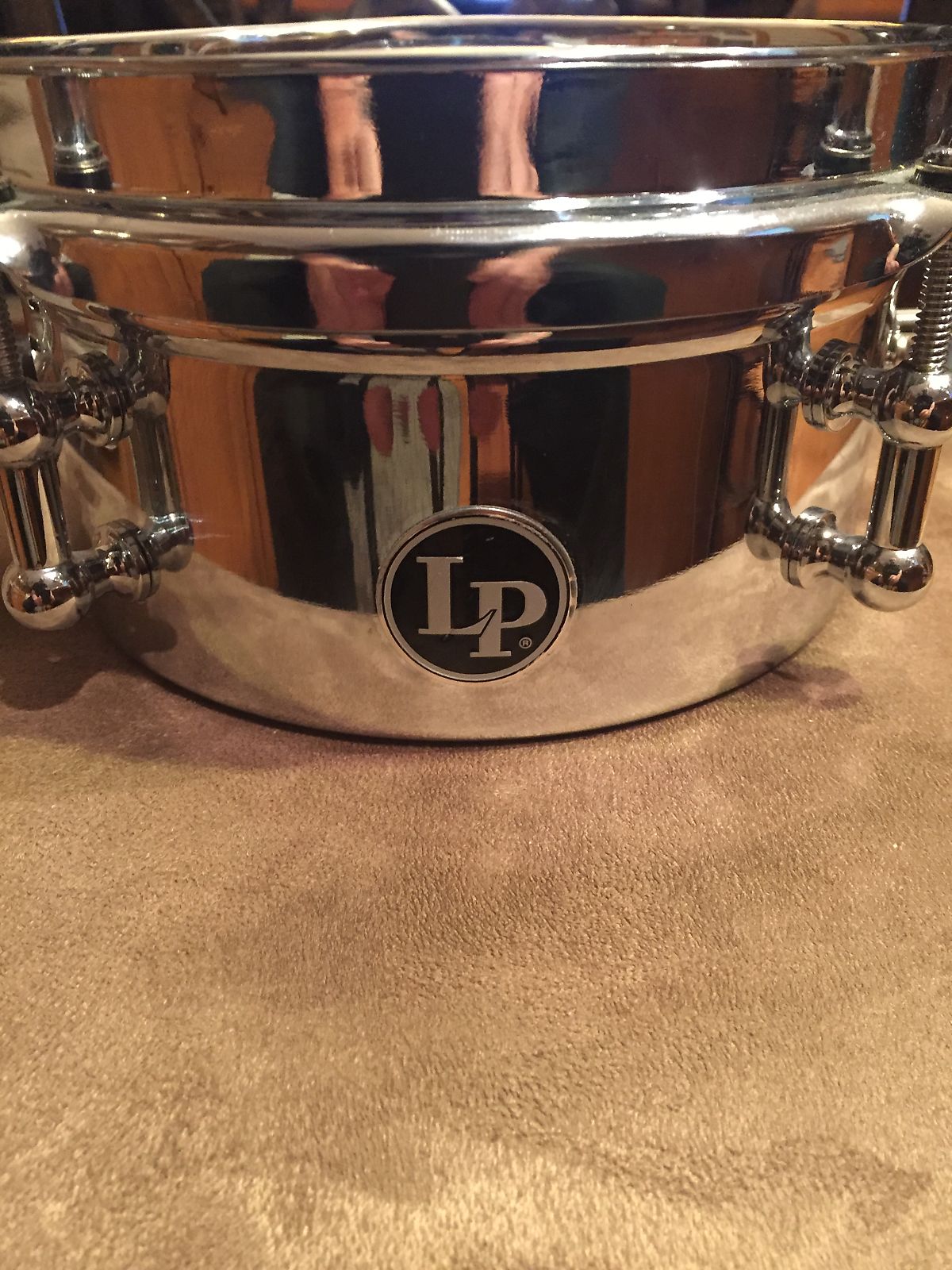 Latin Percussion LP846SN 3.25x6" Micro Timbale Snare Drum Reverb
