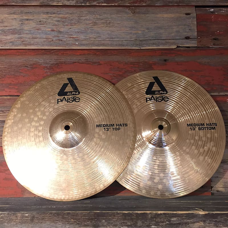 Paiste 13" Alpha Medium Hi-Hat Cymbal (Top) 2010 - 2016 image 1