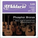 D'Addario Phosphor Bronze Acoustic Guitar Strings Custom Light EJ26