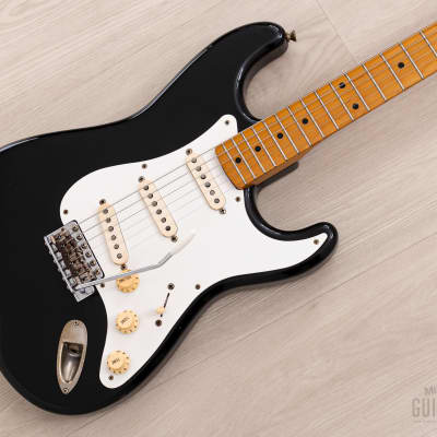専用オールラッカー Fender Japan Stratocaster ST57 Fender Japan ST-57 Stratocaster Reissue Black 1988 – Chicago