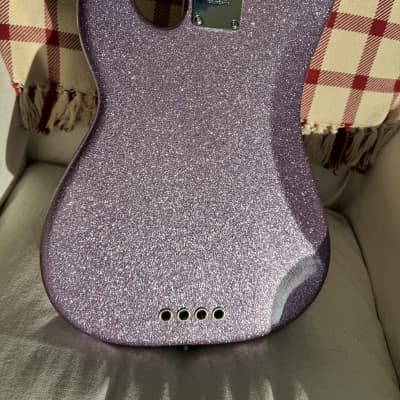 Fender Limited Edition Adam Clayton Precision Bass 2017 - Purple Sparkle image 4