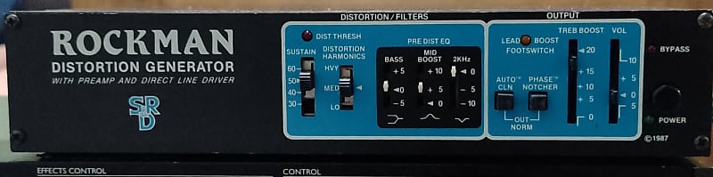 Vintage ROCKMAN Distortion Generator Module latest revision