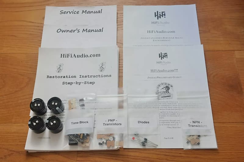 Yamaha C60 restoration kit filter capacitor repair rebuild fix  			