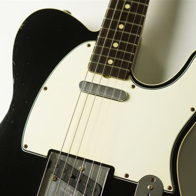 Fender Custom Shop Masterbuilt Vincent Van Trigt 1963 Custom Telecaster Journeyman Relic 2020 - Aged Black [BG] image 12