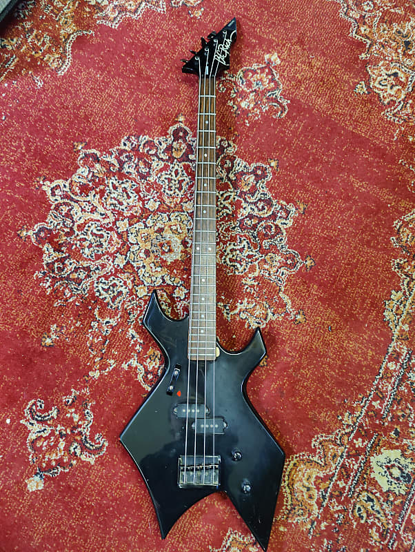 B C Rich Warlock Bass Platinum Series 1980s Black Reverb