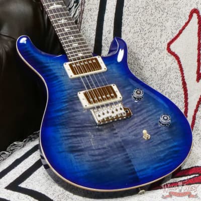 Paul Reed Smith PRS Wild West Guitars Special Run CE 24 Painted Black Neck 57/08 Covered Pickups Faded Grey Black Blue Burst 7.65 LBS image 6