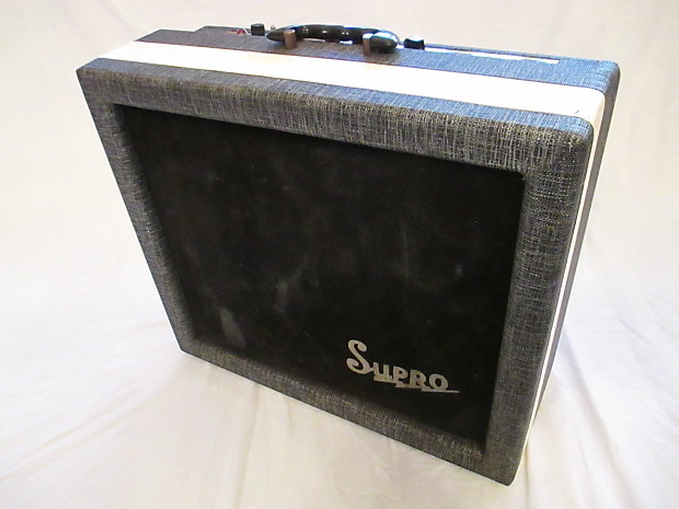 Vintage 1960 Supro 1690T Coronado Valco Amp Amplifier 2x10 Vintage 1960 Supro 1690T Coronado Valco Amp Amplifier 2x10