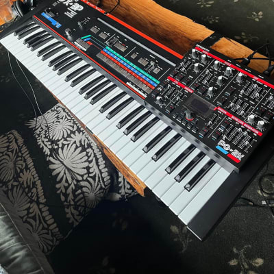 Roland JX-3P w/ PG2K programmer, Kiwi3P Matrix Mod, custom wood end pieces