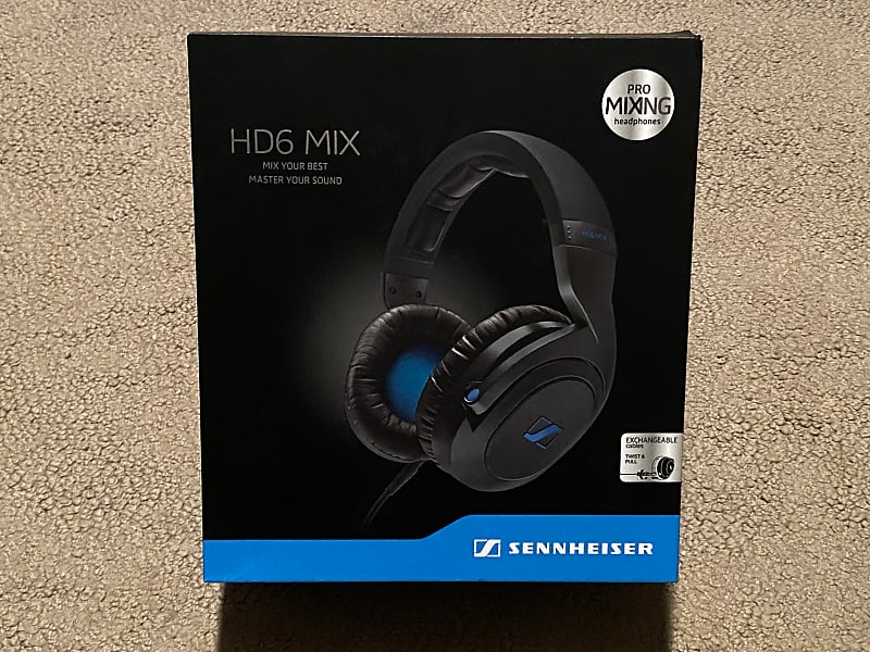 Sennheiser HD6 Mix 2010s Gray / Blue  			