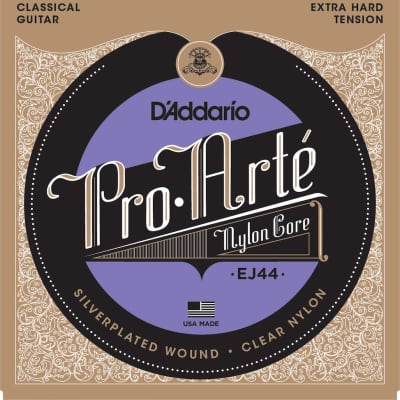 D'Addario EJ44 Pro-Arte Nylon Classical Guitar Strings, Extra Hard Tension image 1
